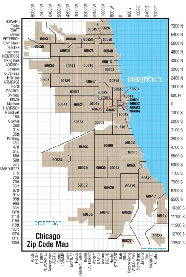 ZIP map